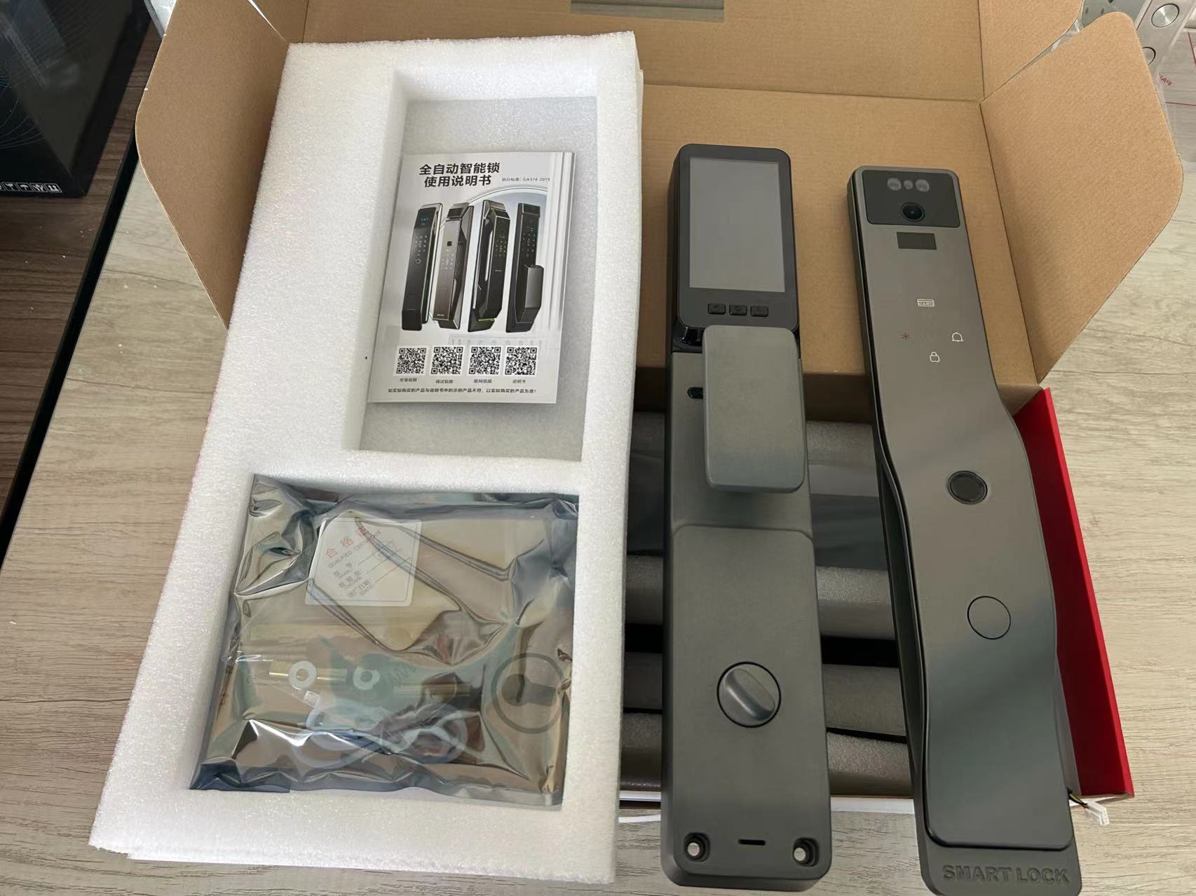 Wifi Doorbell Camera - ระบบล็อคประตูอัจฉริยะพร้อมระบบจดจำใบหน้า ลายนิ้วมือ กล้องวงจรปิด Wifi หน้าจอวิดีโอ ควบคุมผ่านแอป