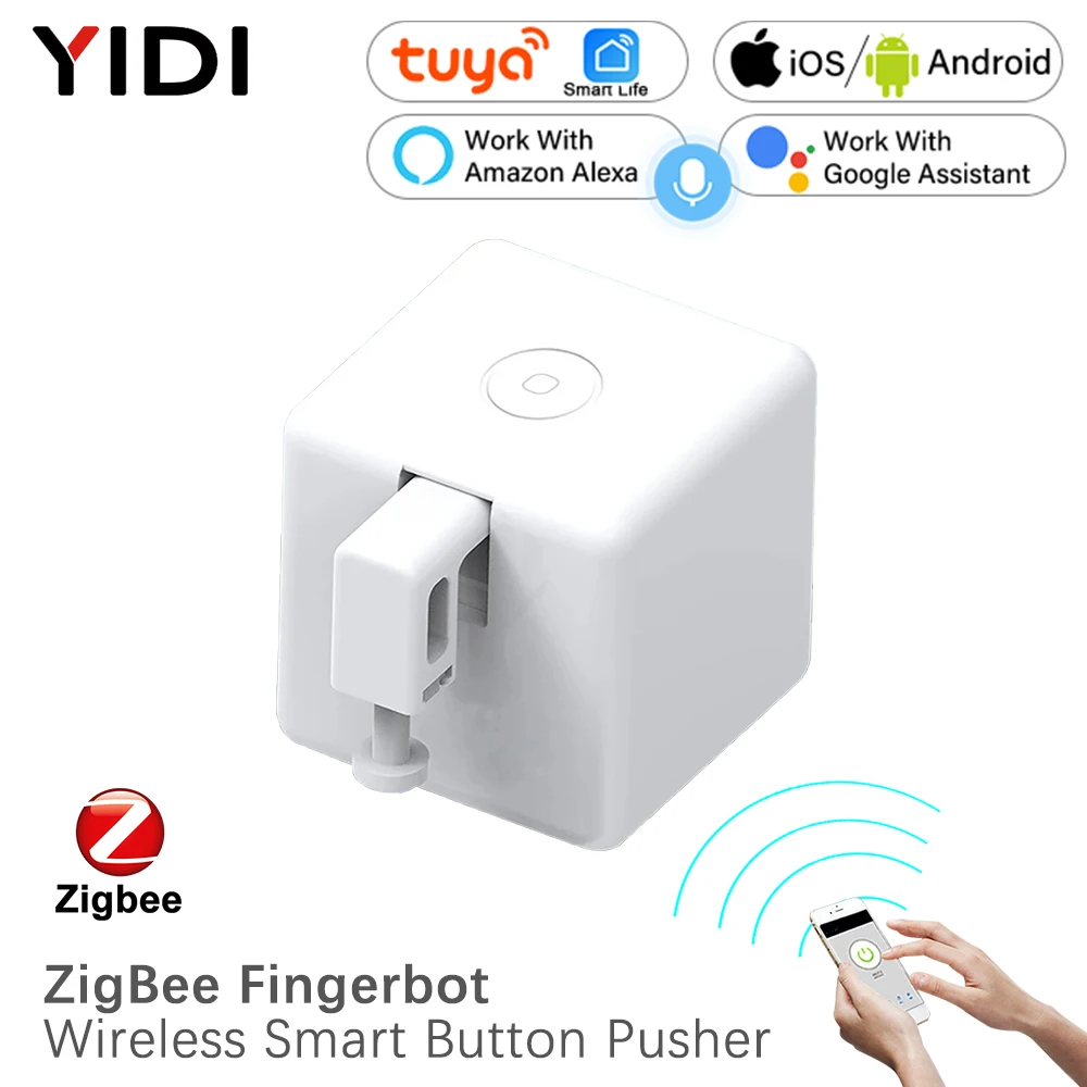 Smart Home Elements - สมาร์ท ZigBee Fingerbot ไร้สายปุ่มสวิทช์อัตโนมัติ Pusher Finger