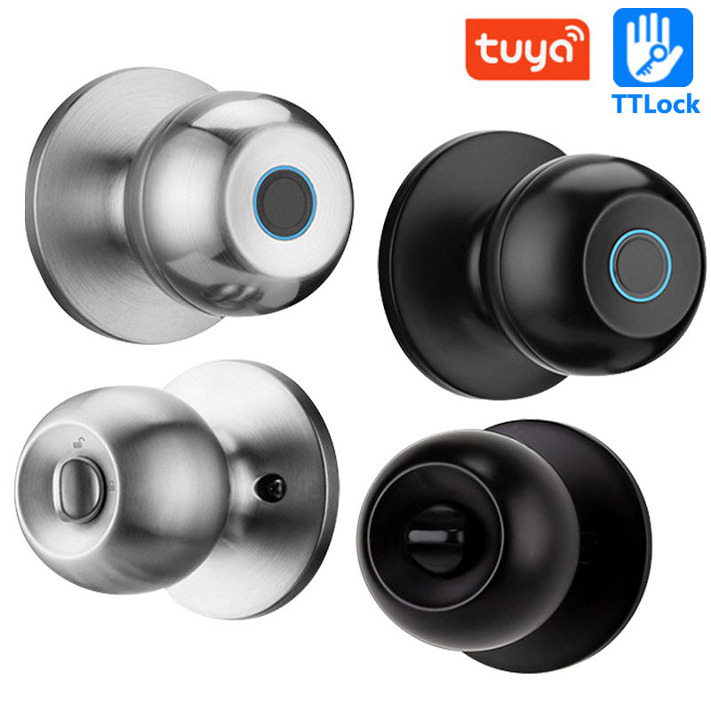 Smart Home Lock - ทูย่า ดอร์ล็อคสมาร์ทล็อคประตูด้วยลายนิ้วมือปลดล็อคบลูทูธดิจิตอลอิเล็กทรอนิกส์ประตูล็อคแอพรีโมทคอนโทรลสำหรับห้องนอนบ้าน