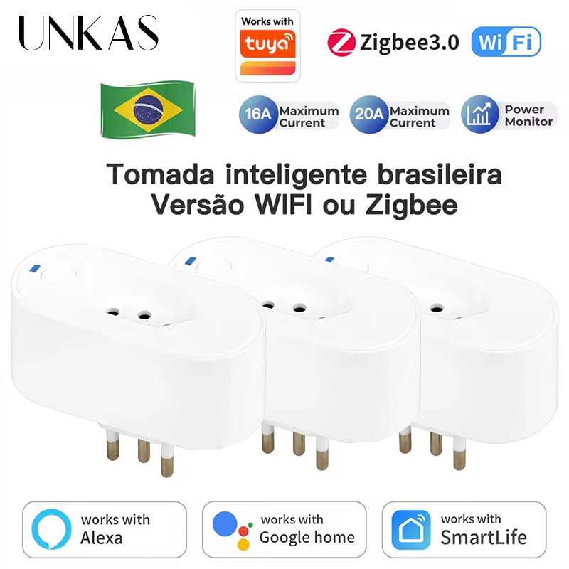 Smart Home Elements - UNKAS ใช้งานร่วมกับปลั๊ก Tuya Brazil WIFI หรือ