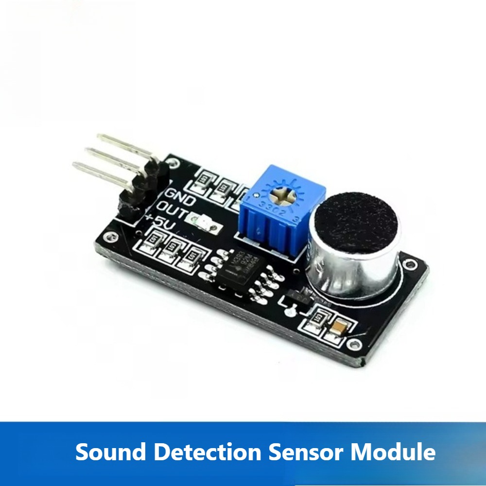 Smart Home Arduino Project - โมดูลเซ็นเซอร์ตรวจจับเสียงไมค์สำหรับรถยนต์อัจฉริยะ Arduino Raspberry Pi สวิตช์สั่งงานด้วยเสียง ความไวสูง