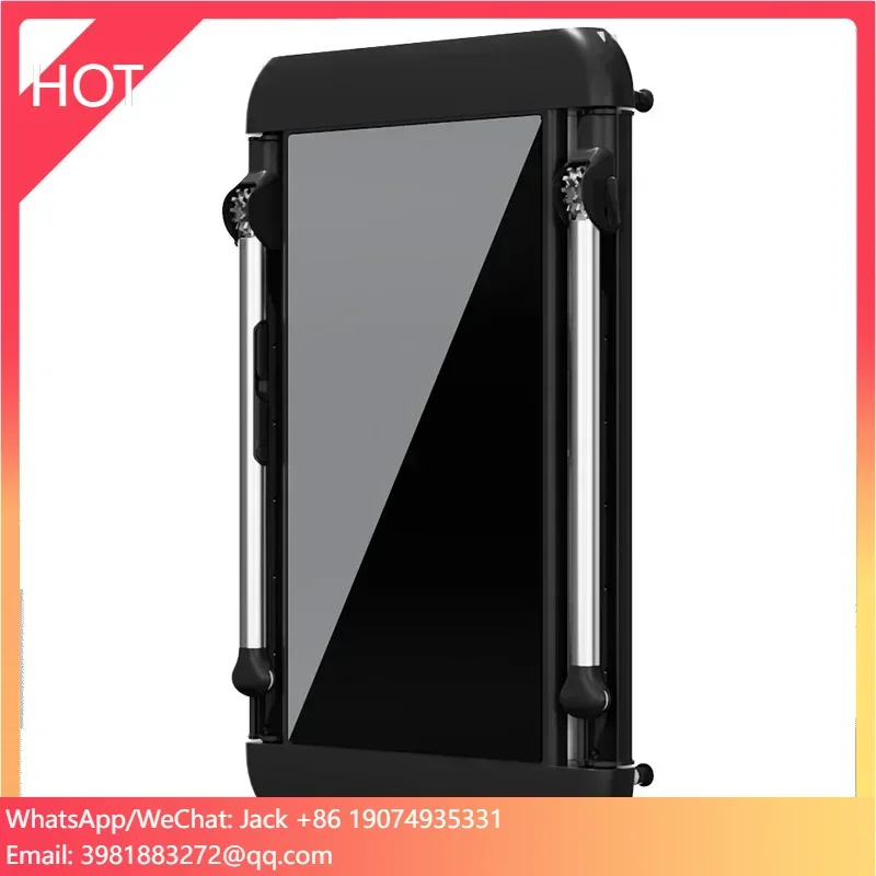 Smart Home Gym Mirror - กระจกออกกำลังกายอัจฉริยะหน้าจอสัมผัส HD สำหรับฟิตเนสที่บ้าน/ฝึกกล้ามเนื้อหน้าท้อง/วงแหวนออกกำลังกาย