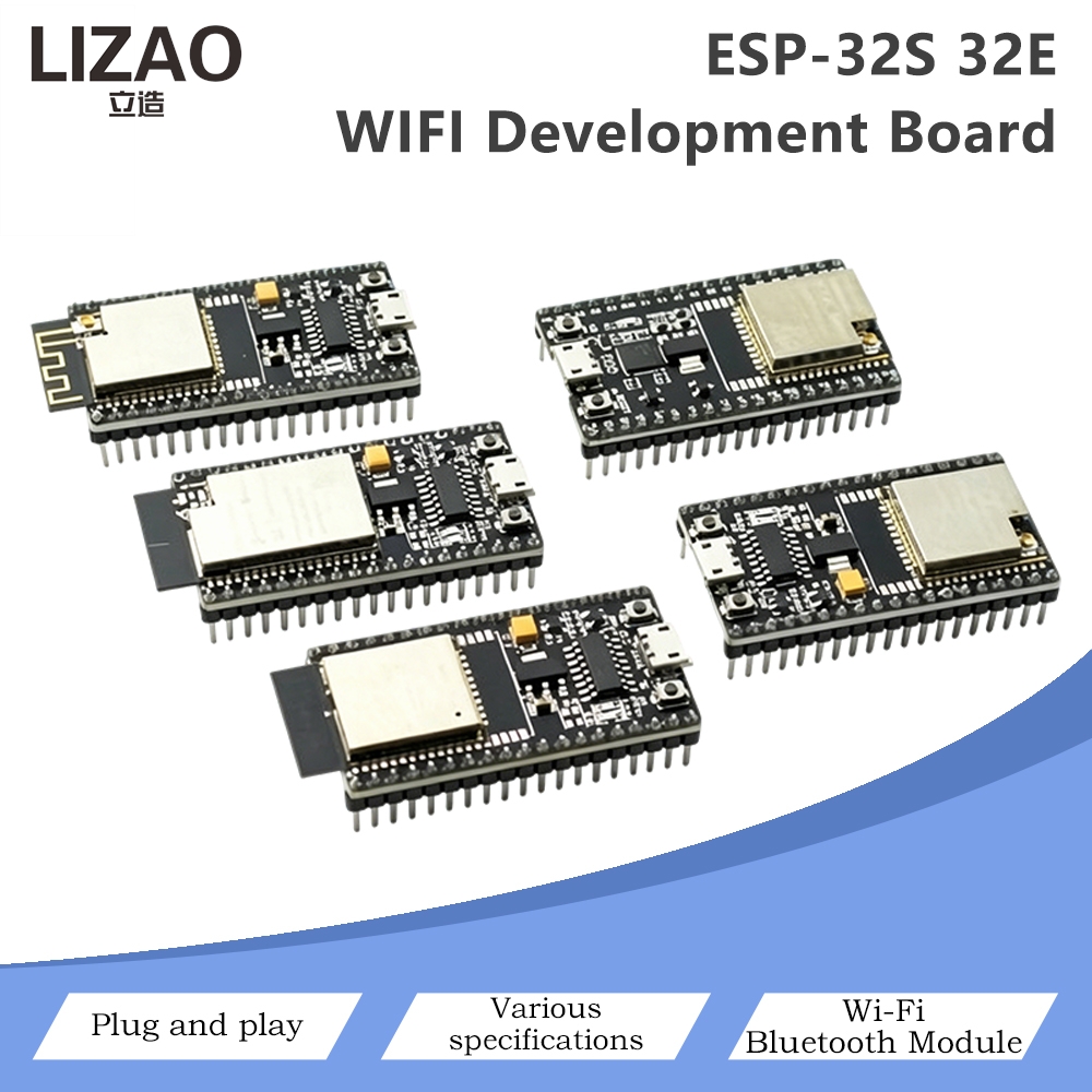 Smart Home Arduino Project - ESP-32S 32E WiFi บลูทูธ ดูอัลคอร์บอร์ดพัฒนาชิป CH340