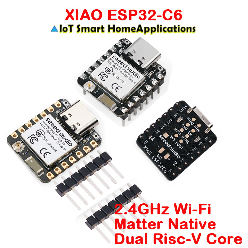 Smart Home Arduino Project - 10 ชิ้น/1 ชิ้น XIAO ESP32-C6 บอร์ดพัฒนา