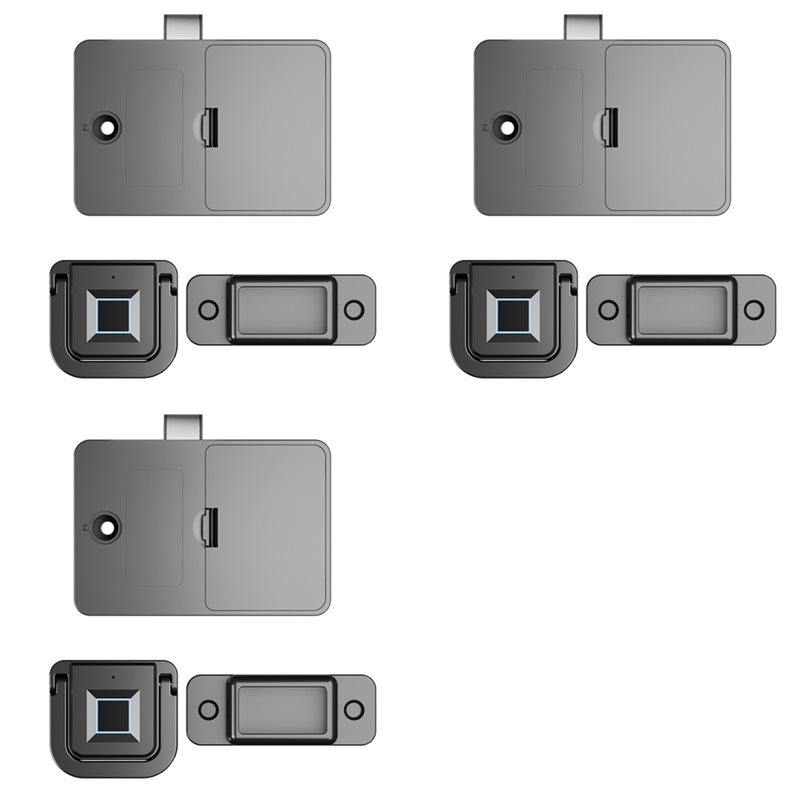 Smart Home Lock - N13R-(ทนทาน) 3X สมาร์ทล็อคลิ้นชักแบบลายนิ้วมือ ล็อคลายนิ้วมือ ล็อคเกอร์บ้าน ล็อคเฟอร์นิเจอร์สำนักงาน