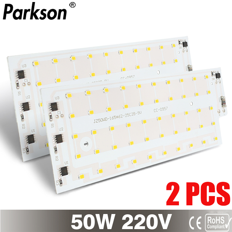 Smart Bulb - 2 ชิ้น/ล็อต 50W LED โคมไฟลูกปัด SMD