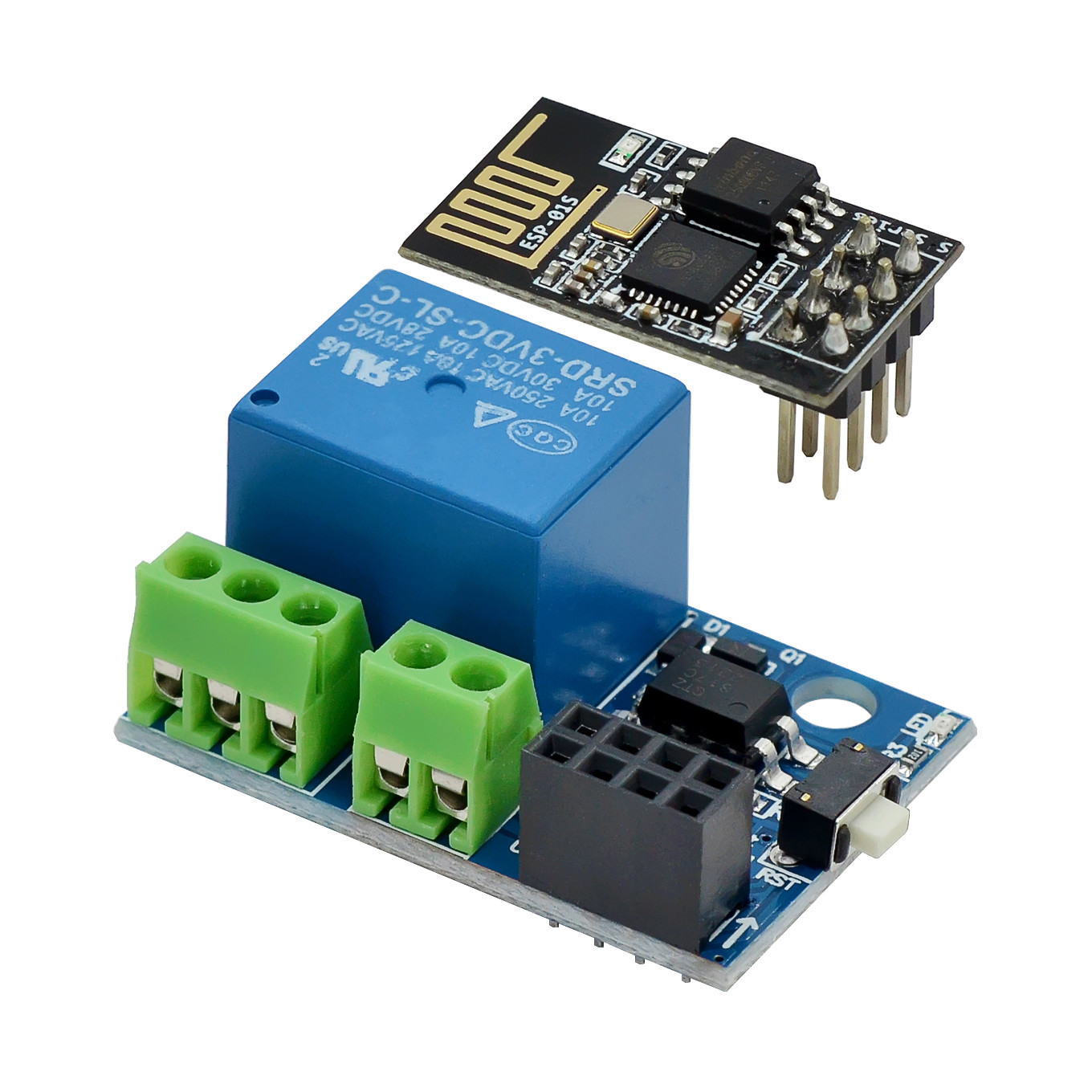 Smart Home Arduino Project - โมดูลรีเลย์ WiFi ESP-01S 5V 10A สวิตช์บ้านอัจฉริยะ