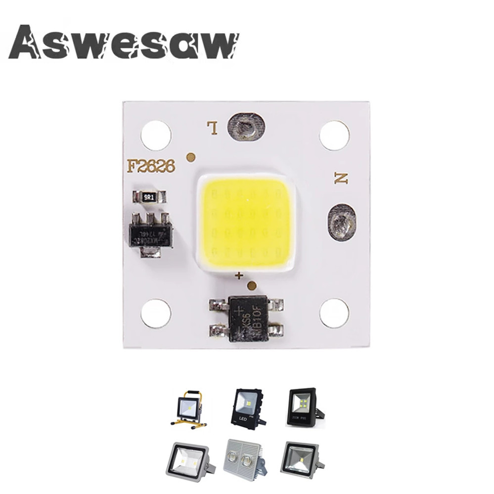 Smart Bulb - 10W COB โมดูล220V ชิป LED ไดโอดหลอดไฟสำหรับกลางแจ้ง