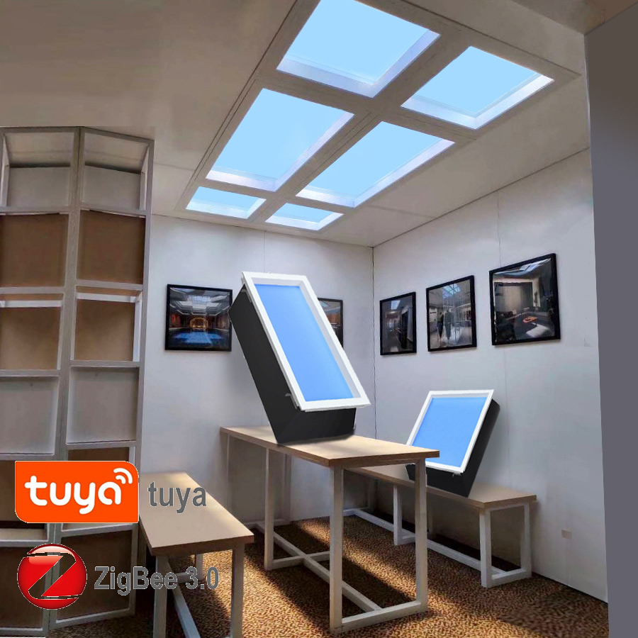 Smart Home Simulation - ไฟดาวน์ไลท์ LED Zigbee Tuya สำหรับติดเพดานห้องครัว ห้องน้ำ