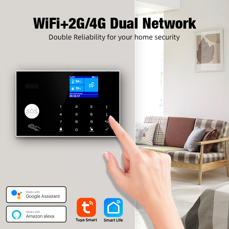 Smart Home Keyboard - KERUI 4G พร้อม Doorbell แหวนปุ่ม Home