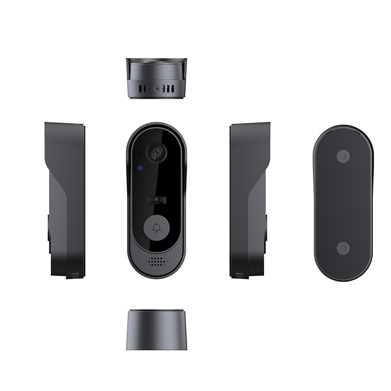 Wifi Doorbell Camera - กล้องวงจรปิดประตูบ้านแบบไร้สาย 2MP 1080P รองรับแอป Tuya ประหยัดพลังงาน