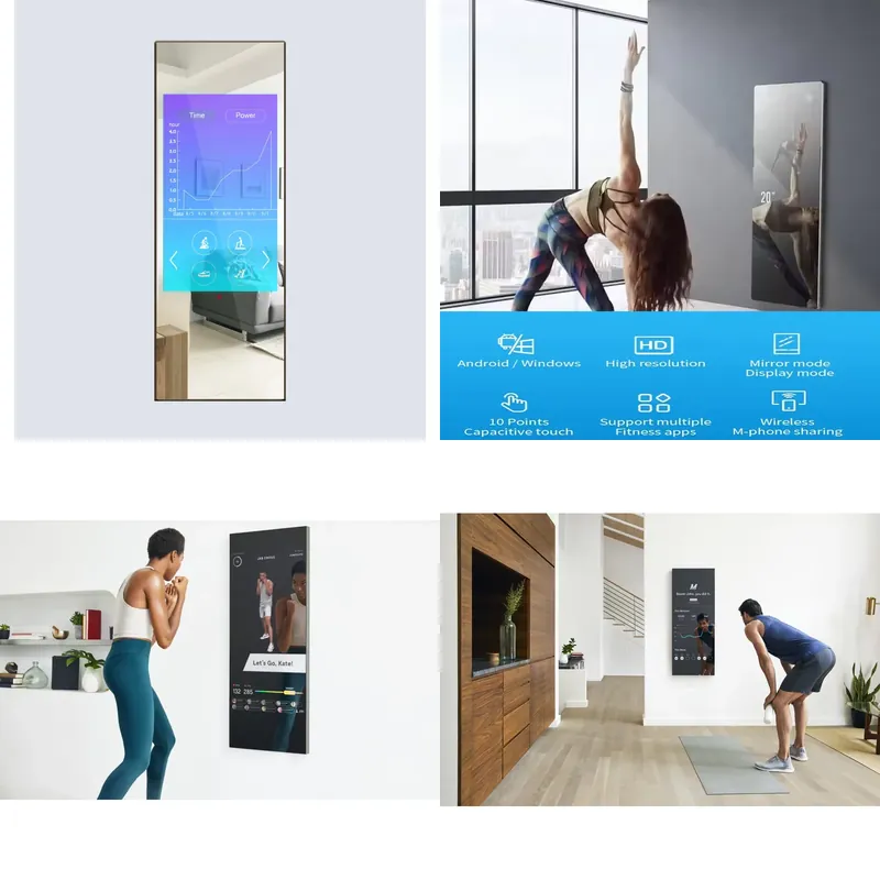 Smart Home Gym Mirror - เปลี่ยนบ้านของคุณให้กลายเป็นยิมมืออาชีพด้วยกระจกฟิตเนสอัจฉริยะของเรา ซึ่งออกแบบมาสำหรับผู้ที่ชื่นชอบการออกกำลังกาย