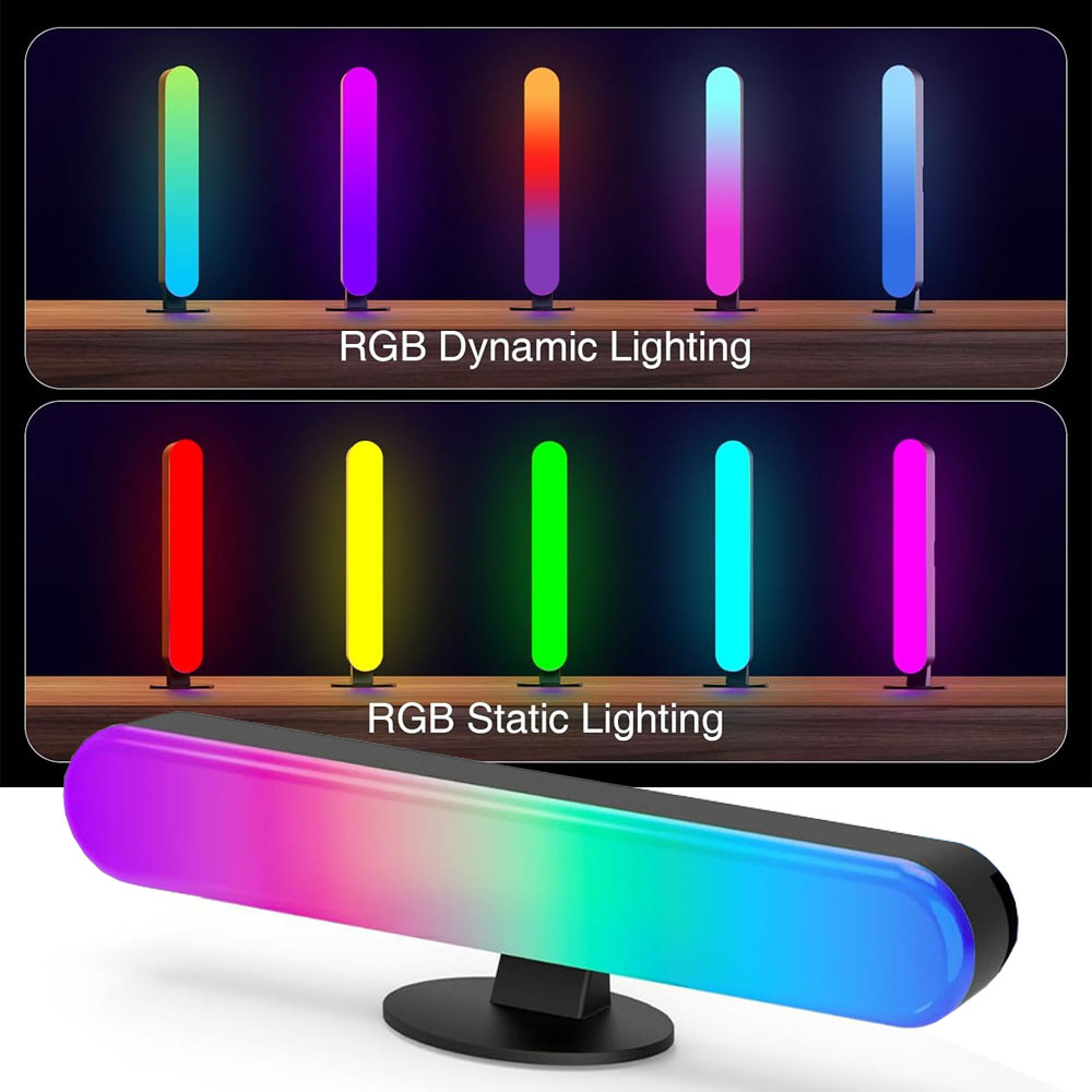 Smart Bulb - แถบไฟ LED อัจฉริยะ 1/2/3 ชิ้น, แถบไฟทีวีเปลี่ยนสีได้