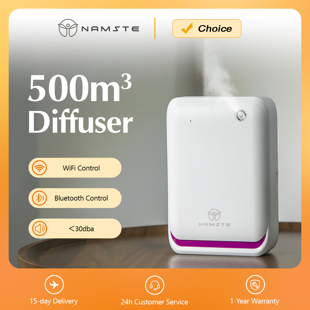 Smart Home Appliances - เครื่องกระจายกลิ่นอโรมา NAMSTE ขนาดใหญ่ 500 ลูกบาศก์เมตร ควบคุมอัจฉริยะ