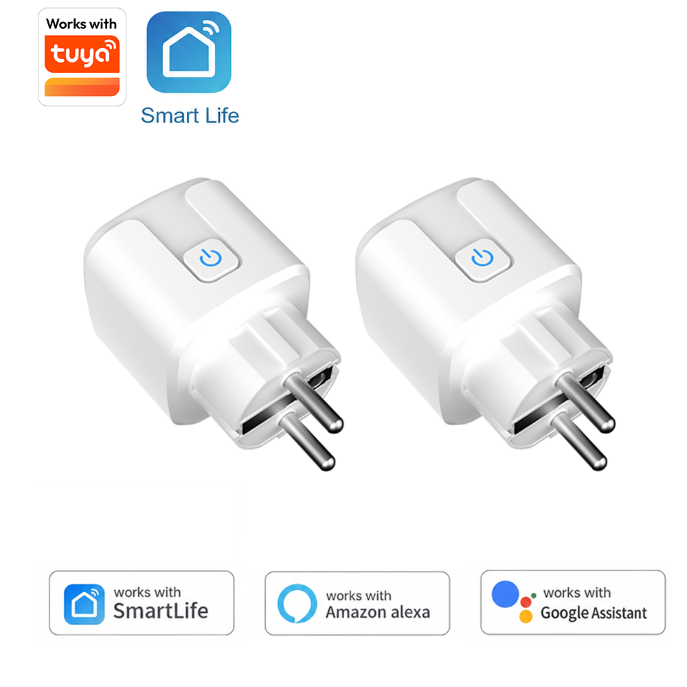 Smart Home Elements - ปลั๊กอัจฉริยะ Tuya EU รองรับ Wi-Fi, 16A/20A,