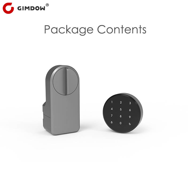Smart Home Lock - ล็อคประตูดิจิตอลอัจฉริยะ Tuya GIMDOW ล็อคด้วยรหัสผ่าน ล็อคเกอร์ไฟฟ้าสำหรับโรงแรมและอพาร์ตเมนต์เพื่อความปลอดภัย