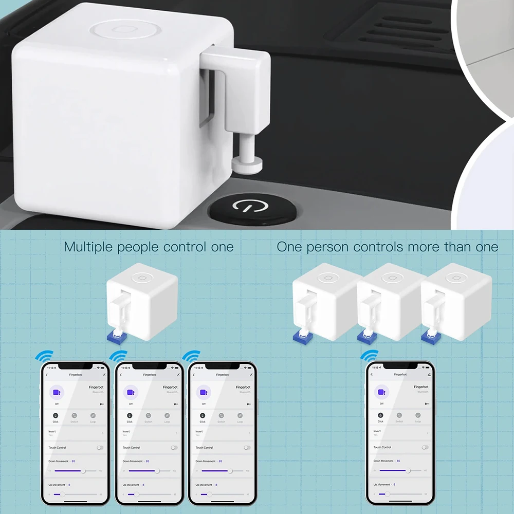สมาร์ท ZigBee Fingerbot ไร้สาย - Smart Home Elements บทวิจารณ์และราคา