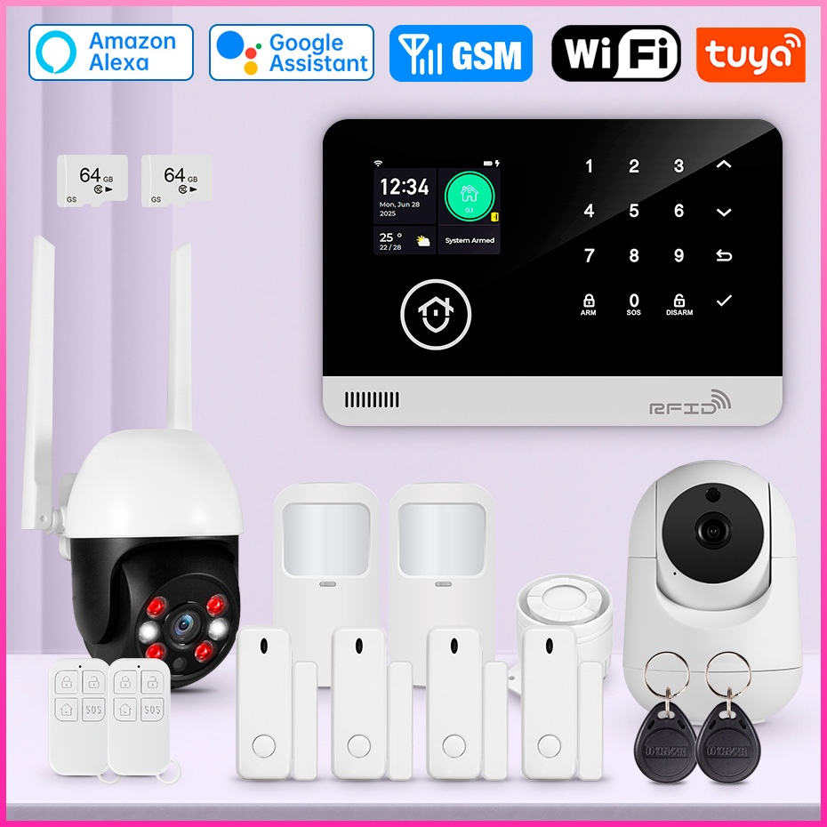 ระบบเตือนภัยสําหรับ Home Tuya  - Smart Home Keyboard บทวิจารณ์และราคา