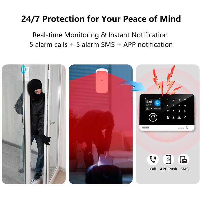 ระบบเตือนภัยสําหรับ Home Tuya  - Smart Home Keyboard บทวิจารณ์และราคา