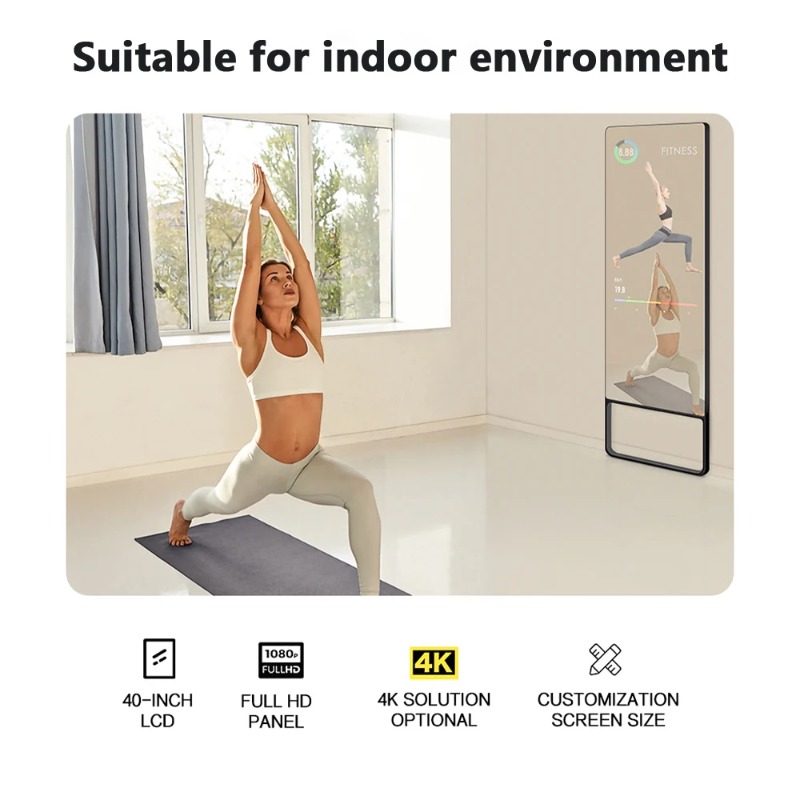 กระจกออกกำลังกายอัจฉริยะแบบดิจ - Smart Home Gym Mirror บทวิจารณ์และราคา