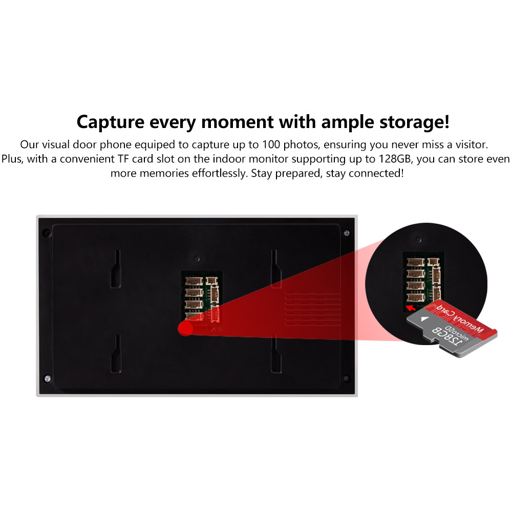 หน้าจอ IPS 7 นิ้ว 2MP 1080P แอ - Wifi Doorbell Camera บทวิจารณ์และราคา