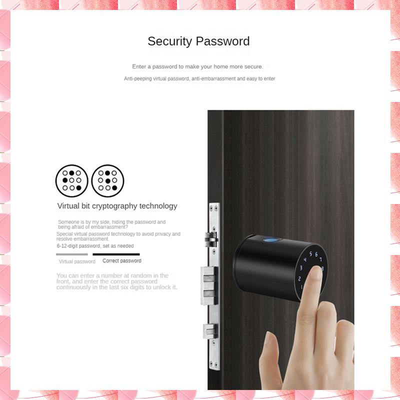 กุญแจล็อคประตูรักษาความปลอดภัย - Smart Home Lock บทวิจารณ์และราคา
