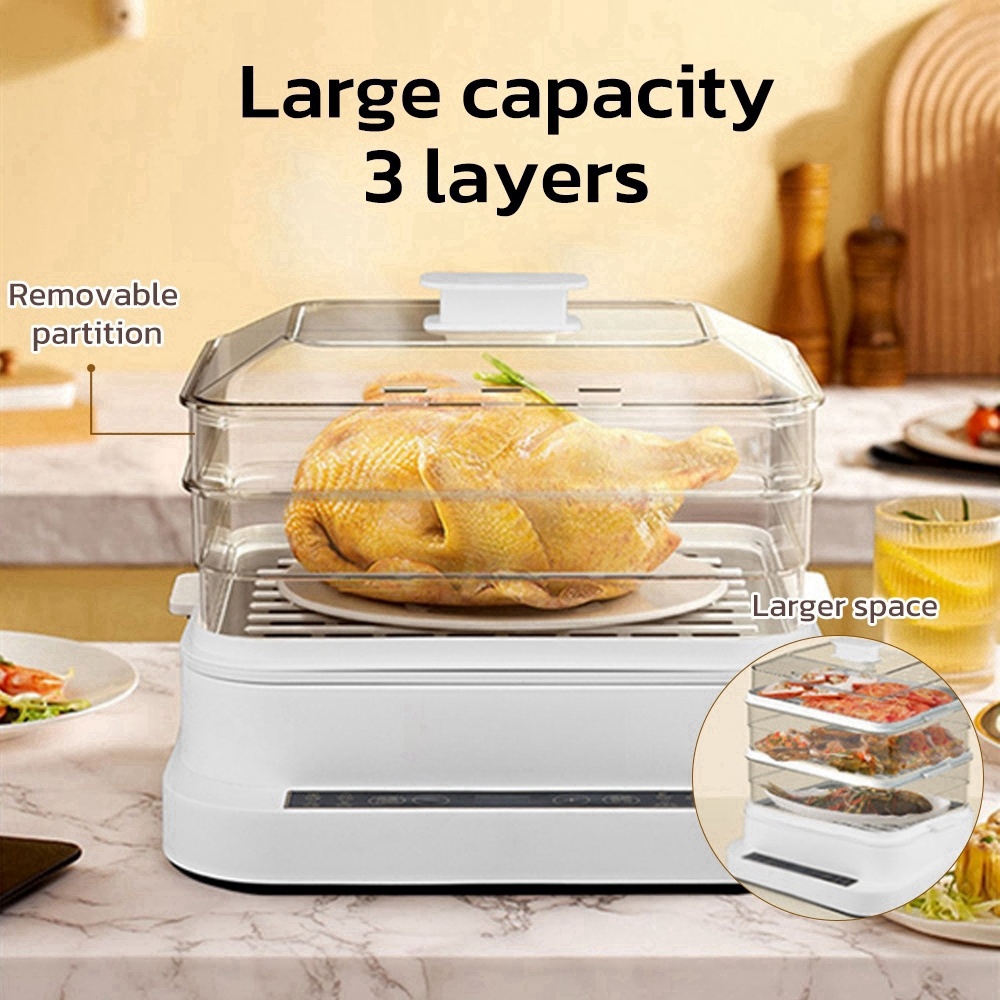 32L หม้อนึ่งไฟฟ้าอัจฉริยะ - 3  - Smart Home Appliances บทวิจารณ์และราคา