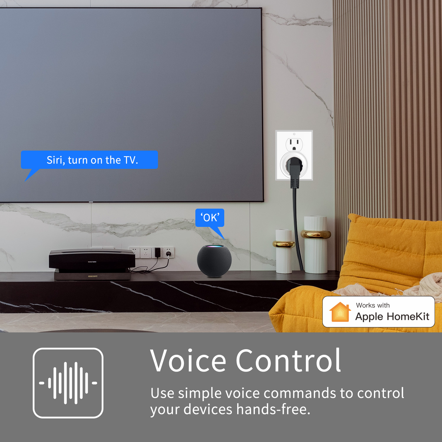 ปลั๊กอัจฉริยะ HomeKit US แบบกล - Smart Home Elements บทวิจารณ์และราคา
