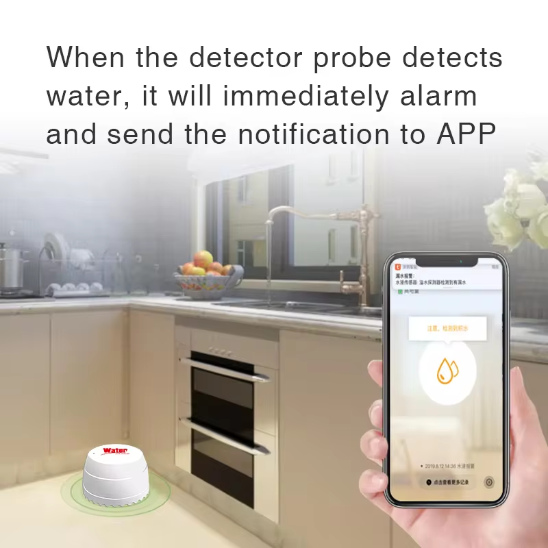 Tuya WiFi เครื่องตรวจจับน้ํารั - Wifi Water Leak Detector บทวิจารณ์และราคา