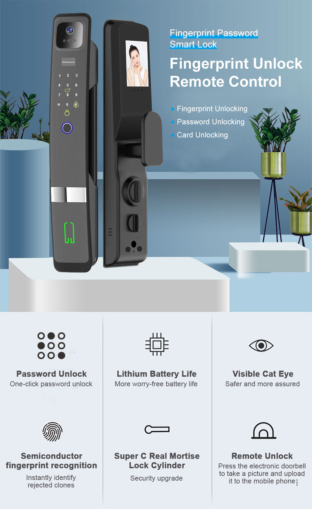 กลอนประตูอัจฉริยะ Tuya Wifi สแ - Wifi Doorbell Camera บทวิจารณ์และราคา