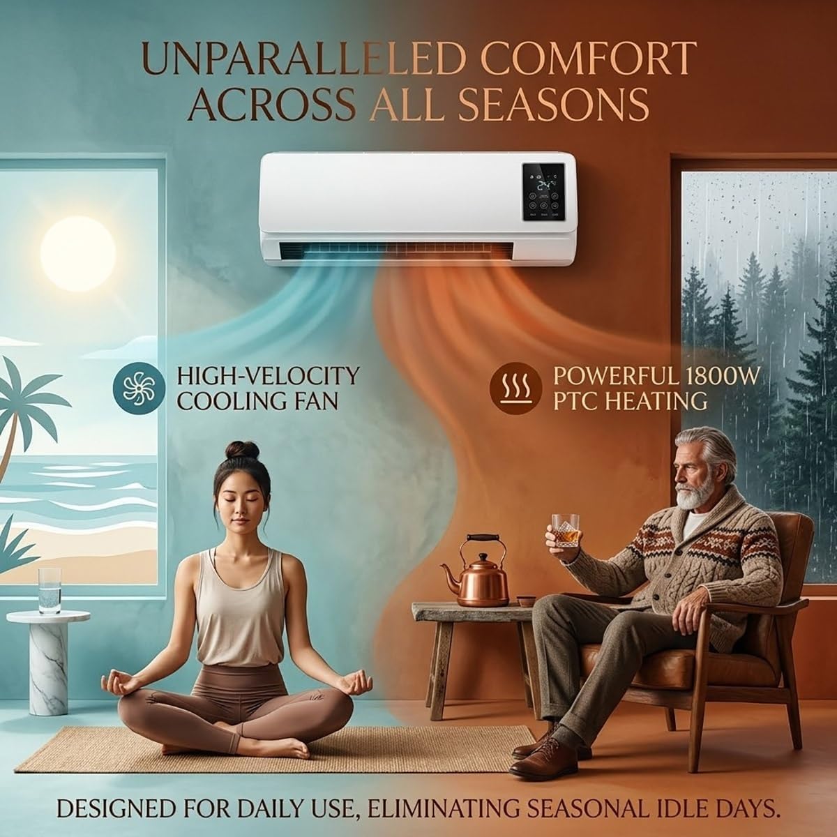 พัดลมแอร์ติดผนัง, เครื่องปรับอ - Smart Bathroom Fan บทวิจารณ์และราคา