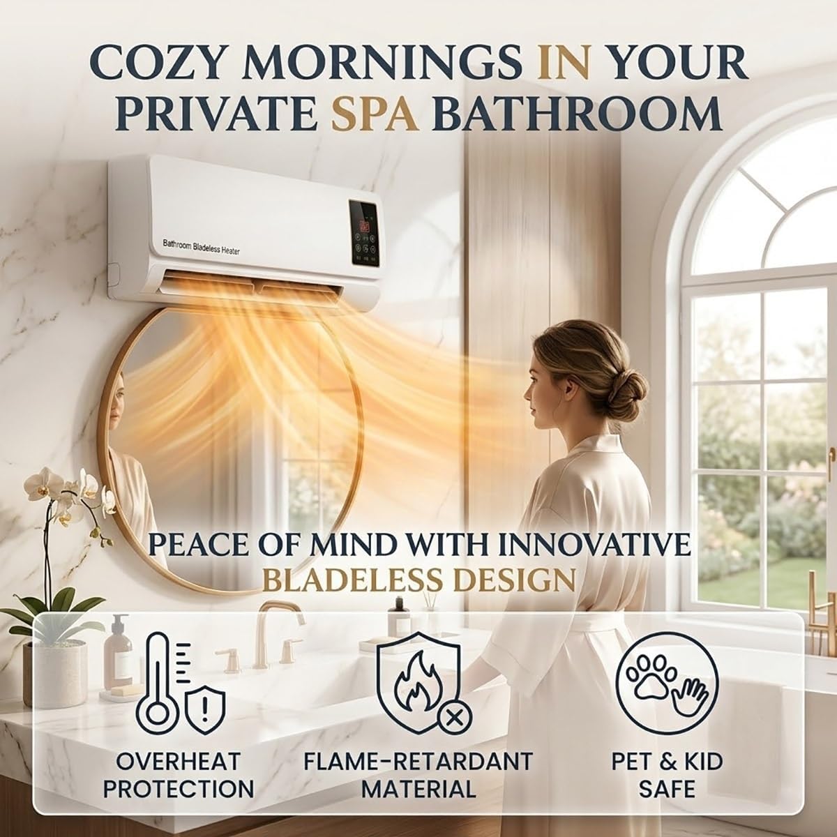 พัดลมแอร์ติดผนัง, เครื่องปรับอ - Smart Bathroom Fan บทวิจารณ์และราคา