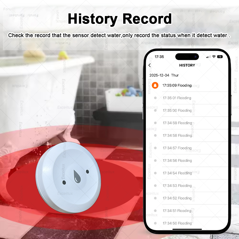 Zigbee เครื่องตรวจจับน้ํารั่วเ - Wifi Water Leak Detector บทวิจารณ์และราคา