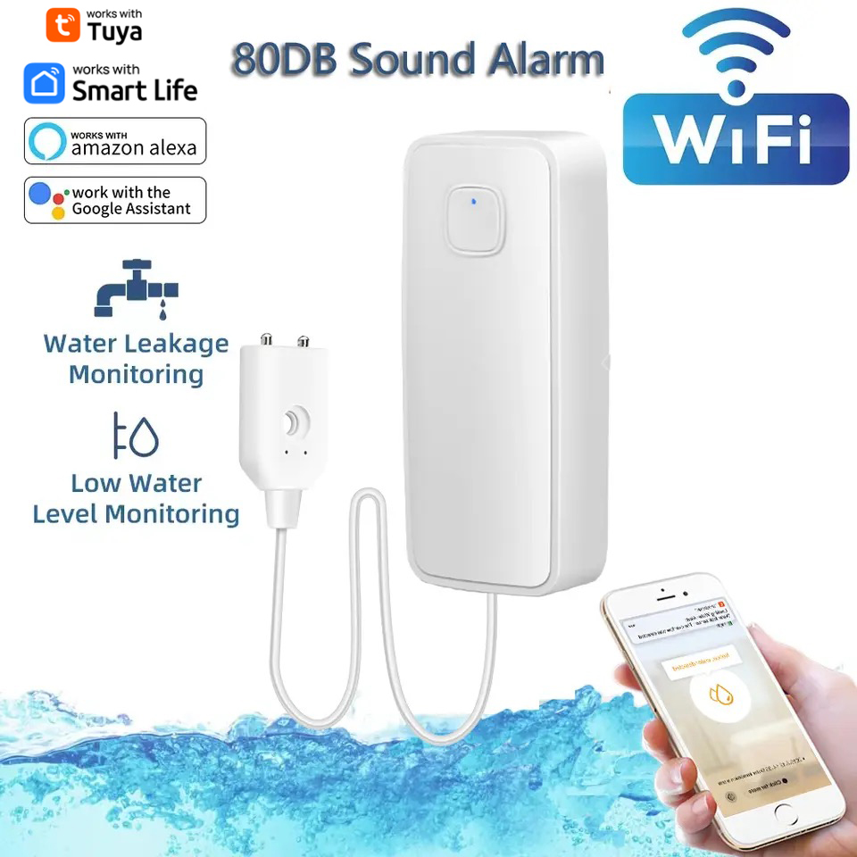Tuya เครื่องตรวจจับระดับน้ำรั่ - Wifi Water Leak Detector บทวิจารณ์และราคา