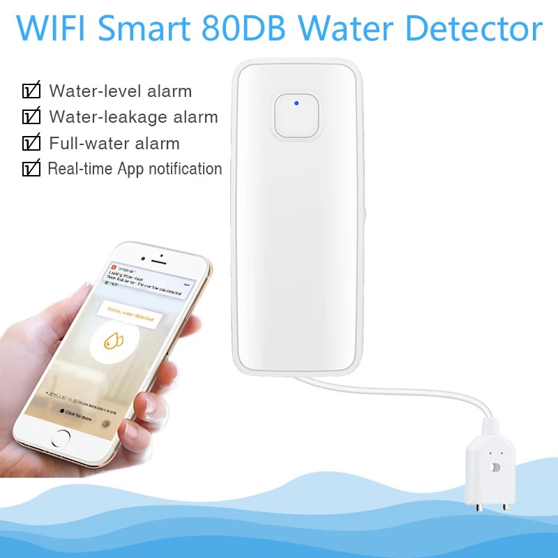 Tuya เครื่องตรวจจับระดับน้ำรั่ - Wifi Water Leak Detector บทวิจารณ์และราคา