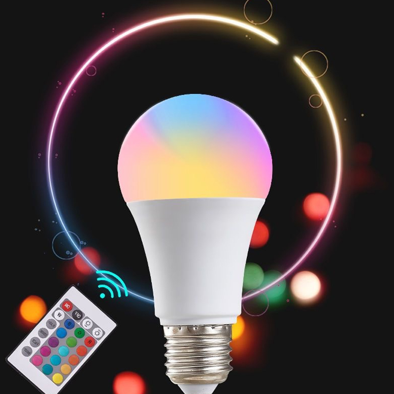 E27 220V 16 สี RGB หลอดไฟ LED  - Smart Bulb บทวิจารณ์และราคา