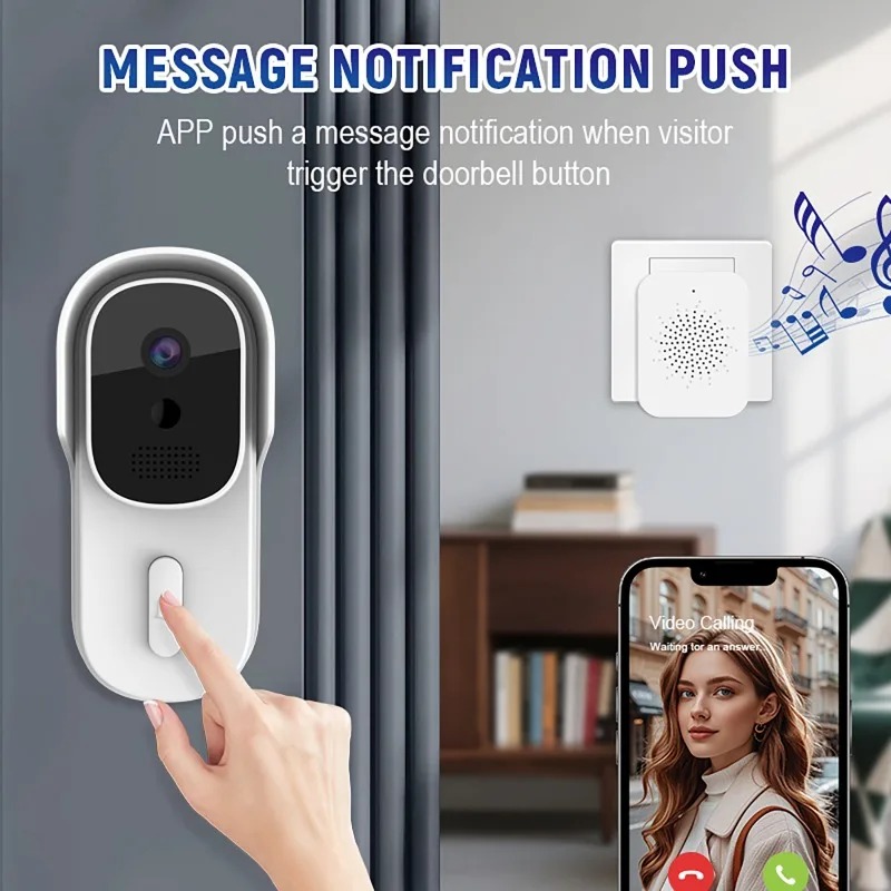 กล้องออดอัจฉริยะแบบมีสาย เชื่อ - Wifi Doorbell Camera บทวิจารณ์และราคา