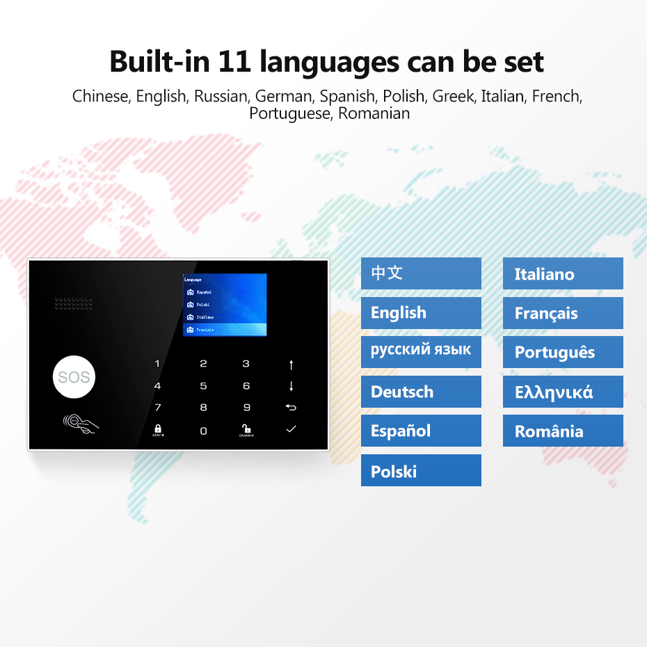 ระบบเตือนภัยบ้าน KERUI WiFi+4G - Smart Home Keyboard บทวิจารณ์และราคา