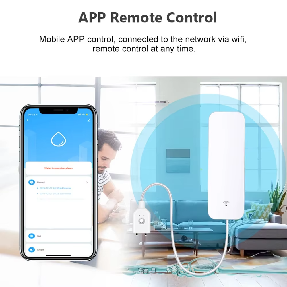 เซ็นเซอร์ตรวจจับน้ำรั่วซึม Zig - Wifi Water Leak Detector บทวิจารณ์และราคา