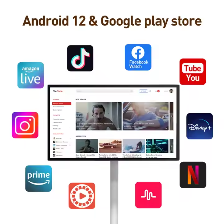 ทีวีพกพาแอลซีดีขนาด 24 นิ้ว ระ - Smart Home Tv บทวิจารณ์และราคา