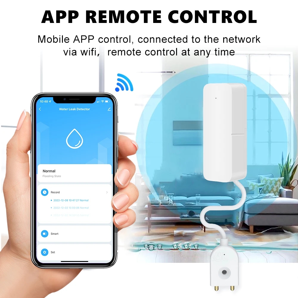 Tuya เซ็นเซอร์น้ำรั่ว, มีไวไฟอ - Wifi Water Leak Detector บทวิจารณ์และราคา