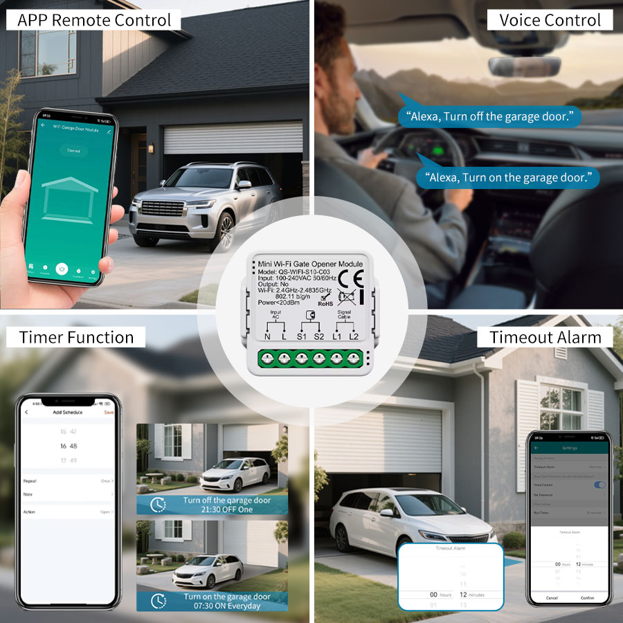 ตัวควบคุมประตูโรงรถอัจฉริยะ Tu - Smart Home For Living บทวิจารณ์และราคา