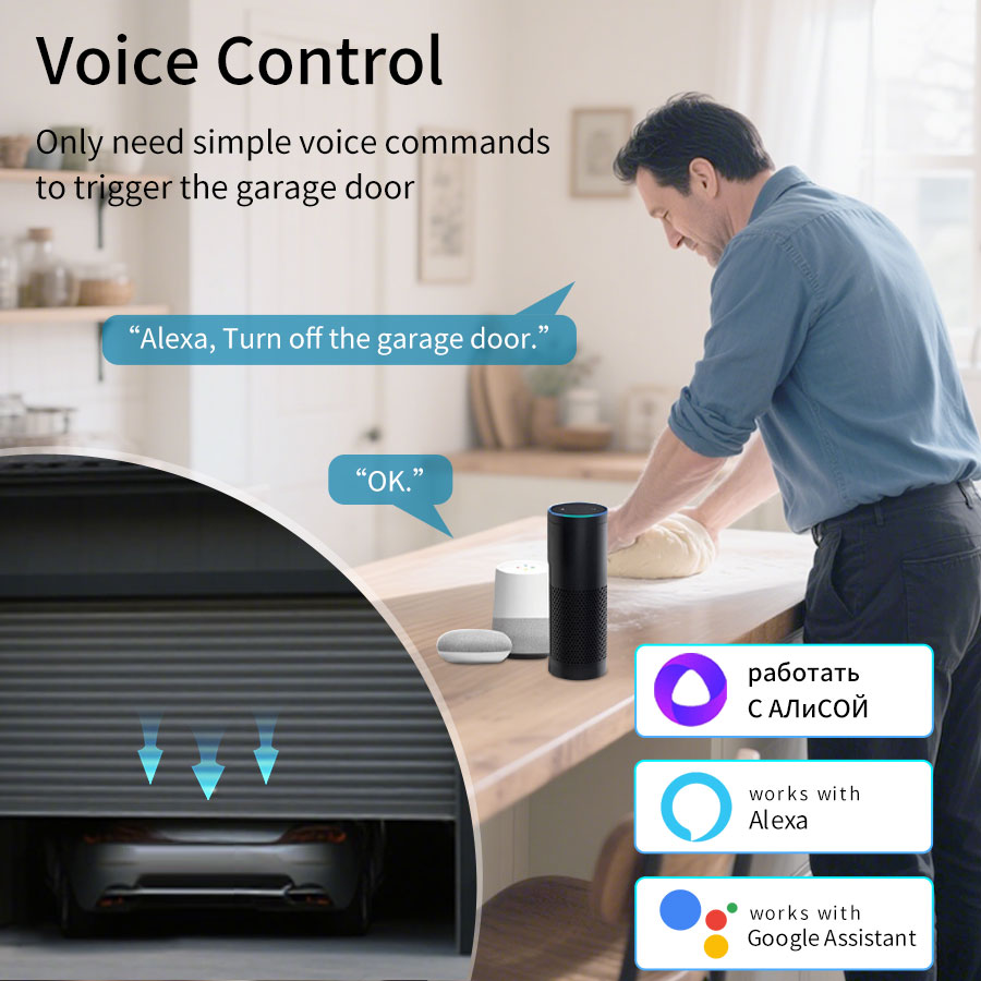 ตัวควบคุมประตูโรงรถอัจฉริยะ Tu - Smart Home For Living บทวิจารณ์และราคา