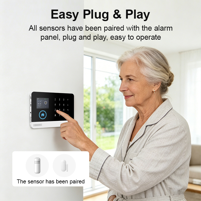 PGST WIFI GSM ระบบเตือนภัยการร - Smart Home Keyboard บทวิจารณ์และราคา