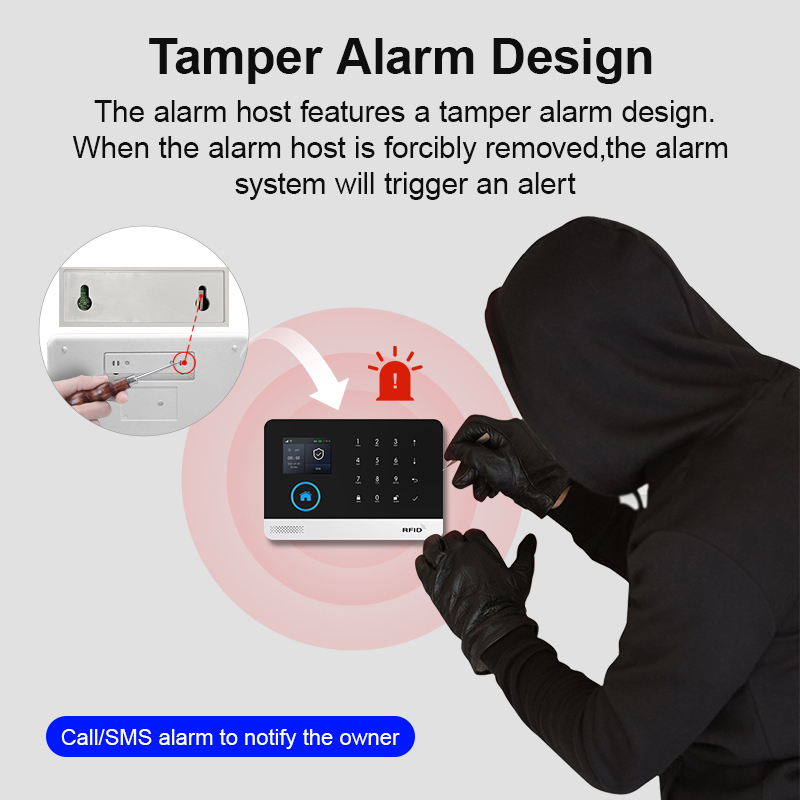 PGST WIFI GSM ระบบเตือนภัยการร - Smart Home Keyboard บทวิจารณ์และราคา