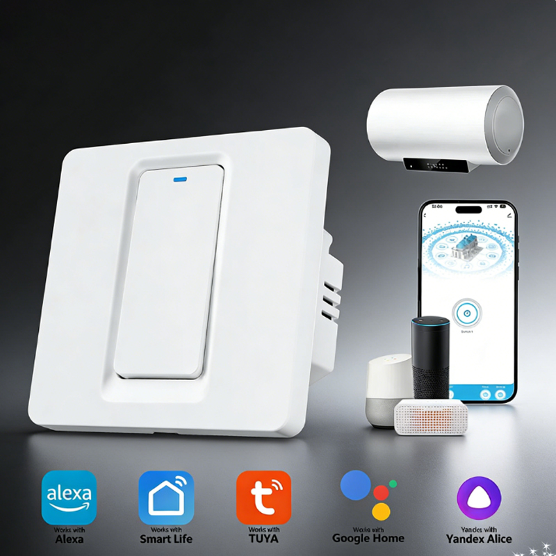 สวิตช์เครื่องทำน้ำอุ่นอัจฉริยะ - Smart Home Google Assistant บทวิจารณ์และราคา