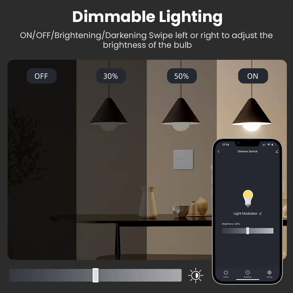 AVATTO WiFi 1/2 Gang Smart Dim - Smart Home For Living บทวิจารณ์และราคา