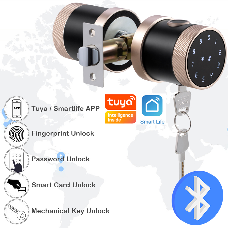 ลายนิ้วมือล็อค Tuya บลูทูธ Wif - Smart Home Keyboard บทวิจารณ์และราคา