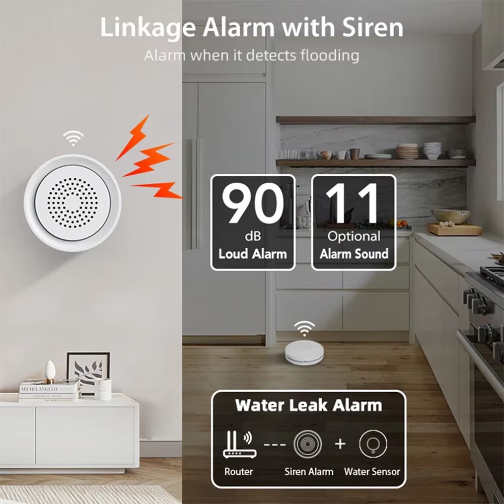 PHILE-Home Automation Wifi เซ็ - Wifi Water Leak Detector บทวิจารณ์และราคา