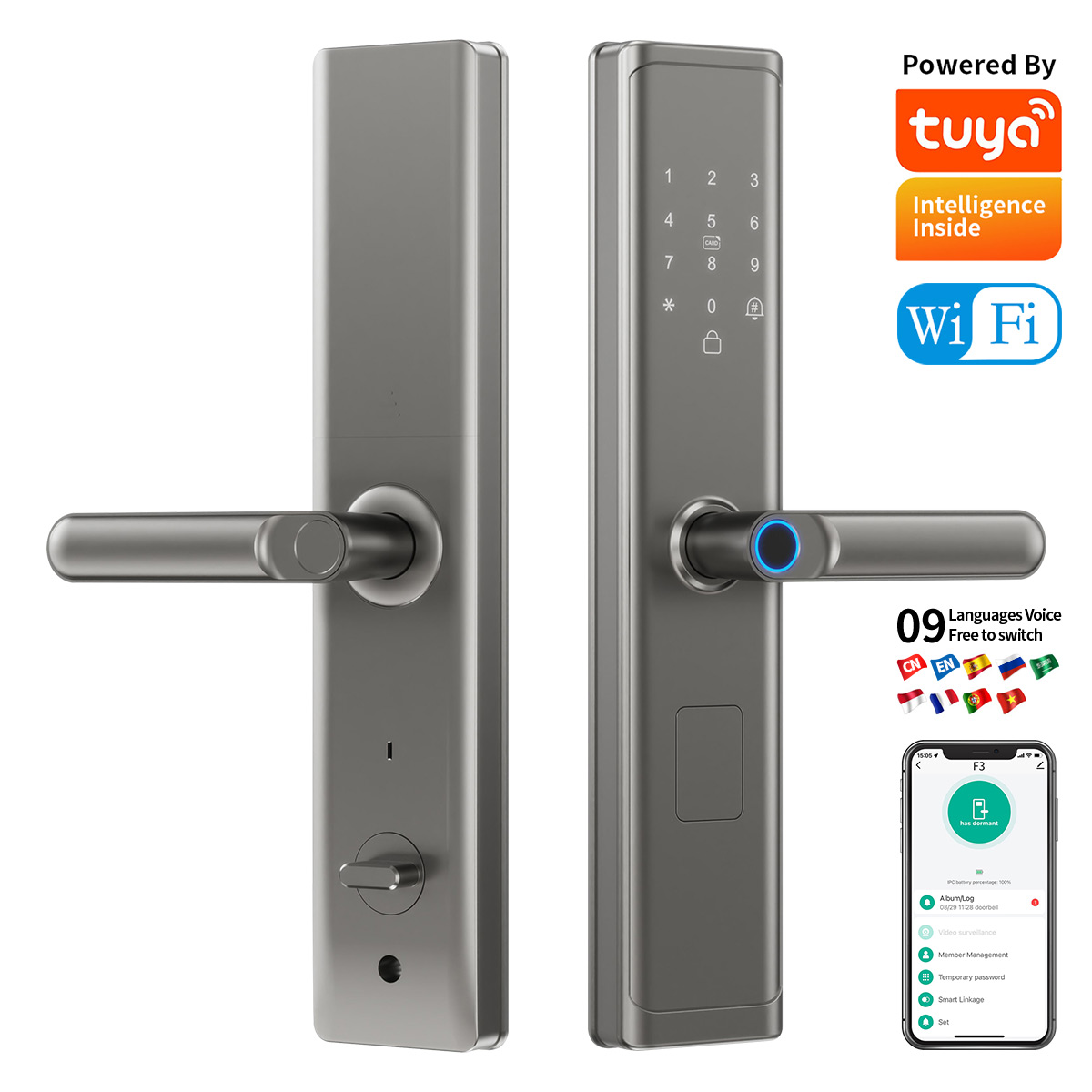 กุญแจล็อคดิจิตอลอัจฉริยะแบบไร้ - Smart Home Lock บทวิจารณ์และราคา